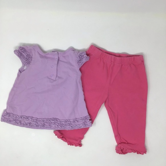 Baby R Us Floral Ruffle Hem Carter’s Ruffle Pants - Picture 4 of 5